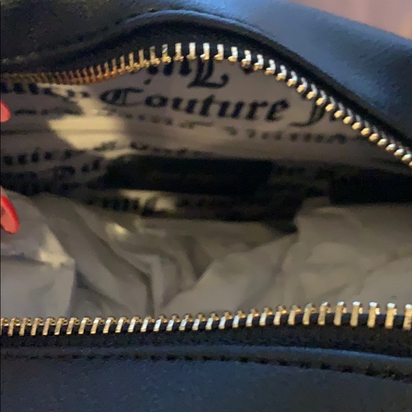 Juicy Couture Black Crown Royal Satchel Purse - Picture 5 of 6